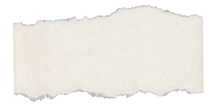 transparent ripped paper edge 