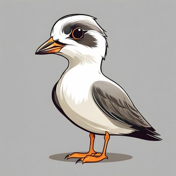 recommend clip art: Plover bird Illustration AI Generative