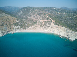 Fototapeta na wymiar Kaladi Beach, Kythira, Greece