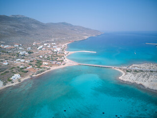 Naklejka premium Diakofti, Kythira, Greece