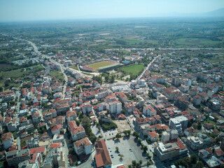 Fototapeta na wymiar Aerial view of Karditsa