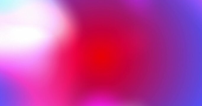 Animation of multicolored lens flares over blue background
