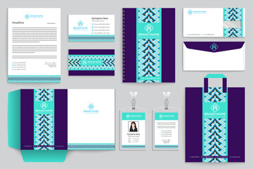 Corporate stationery template