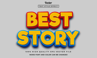 Best story text effect editable