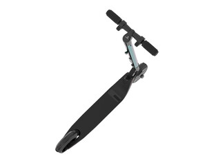 Electric scooter isolated on transparent background. 3d rendering - illustration