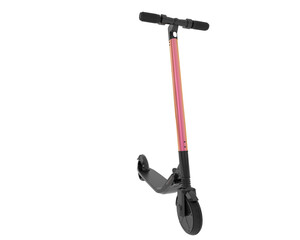 Electric scooter isolated on transparent background. 3d rendering - illustration