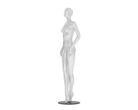 Mannequin isolated on transparent background. 3d rendering - illustration