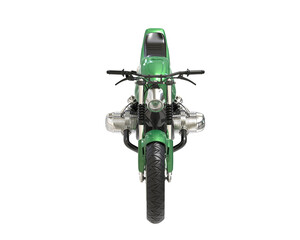 Fototapeta premium Motorcycle isolated on transparent background. 3d rendering - illustration