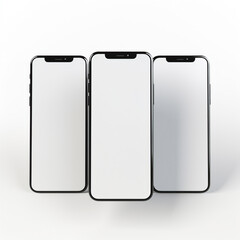 phone with blank label