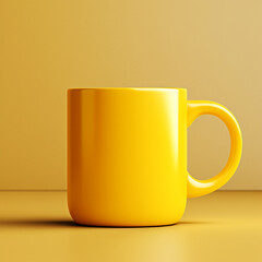 yellow cup