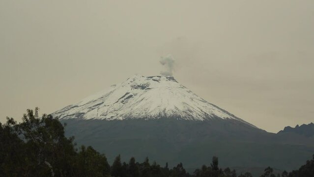 Cotopaxi Volcano in the Andes Mountains, located in Latacunga city, Ecuador