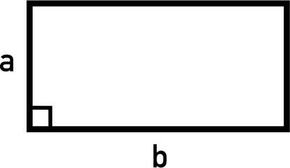 Obraz premium Volume of Rectangle Formula Illustration