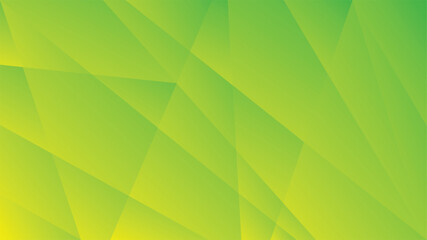 Fototapeta na wymiar Green and yellow gradient polygon abstract background
