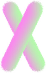 Letter illustration. Hand drawn picture