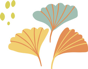 Autumn plants. Fall mood elements