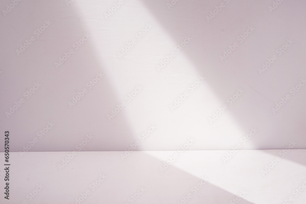 Poster empty room with tunnel light from tunnel