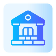 museum gradient icon