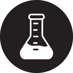 flask glyph icon