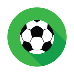 Soccer ball icon. Vector illustration