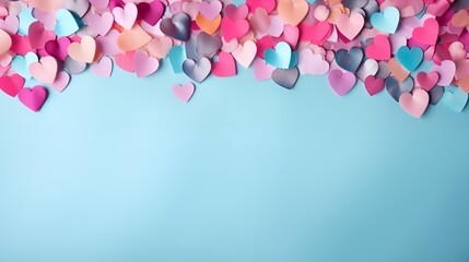 Valentine's Day Vector Illustration Background with Plenty of Space for Your Romantic Expressions