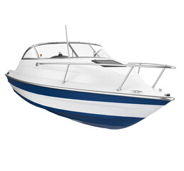 Speedboat Isolated