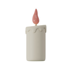 candle 3d icon