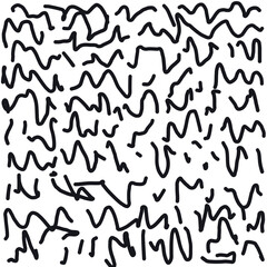 curved small lines and squiggles form a simple background