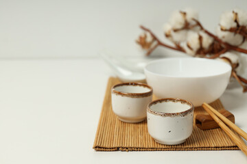Different serving in world concept - Chinese serving or Chinese table setting