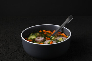 Vegetable soup, healthy nutrition and healthy lifestyle, homemade