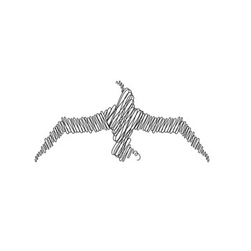 albatros vector flying in the sky © madeli