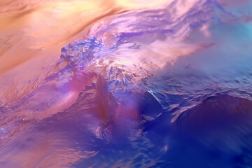 Sunset Coloured Water