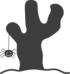 grave on halloween, halloween festival elements.