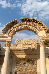 Turkey, Izmir, Ephesus open air museum, Temple of Hadrian