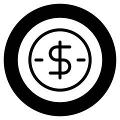 coin glyph icon