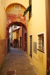 Fototapeta na wymiar Portofino old city scenery, Italy
