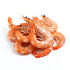 Chupe de Camarones on white background Ai Generative