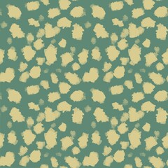 seamless pattern with abstract green big dot