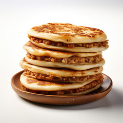 Gorditas on white background Ai Generative