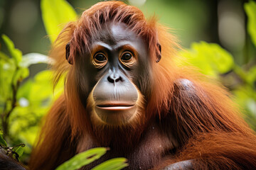 Sumatran Orangutan AI Generative