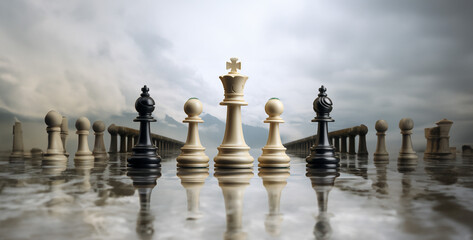 A bridge resembling a Rook chess piece with a hd wallpaper