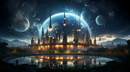 Futuristic city