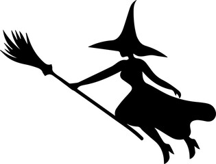 Witch Flying Icon