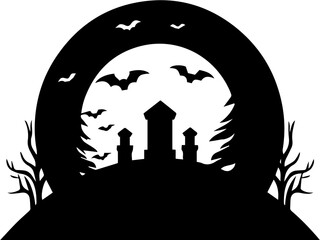 Halloween Graveyard Icon