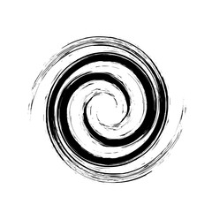 Spiral Line Abstract Grunge Brush Stroke