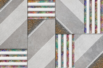 Digital Wall Tile Decor For interior Home or Rustic Ceramic wall tile Design, Heavily Mixed Wall Art Decor For Home, wallpaper, linoleum, textile, background