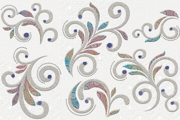 Digital Wall Tile Decor For interior Home or Rustic Ceramic wall tile Design, Heavily Mixed Wall Art Decor For Home, wallpaper, linoleum, textile, background