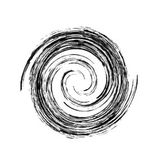 Spiral Line Abstract Grunge Brush Stroke