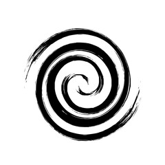 Spiral Line Abstract Grunge Brush Stroke twist spring line