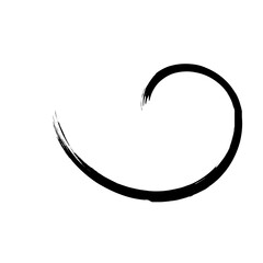 Spiral Line Abstract Grunge Brush Strock