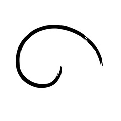 Spiral Line Abstract Grunge Brush Strock